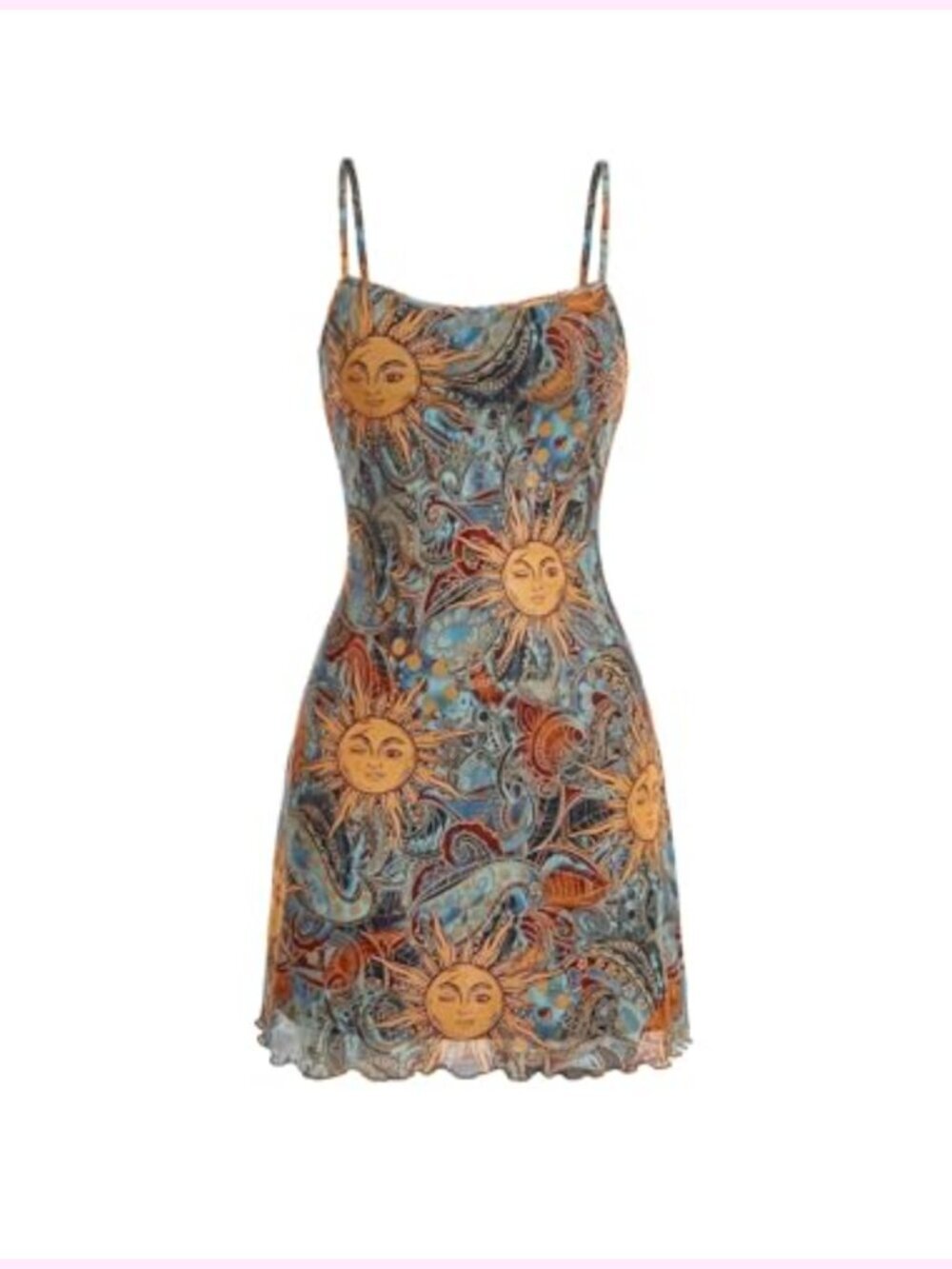 Women's Casual Bodycon Spaghetti Strap Summer Dress